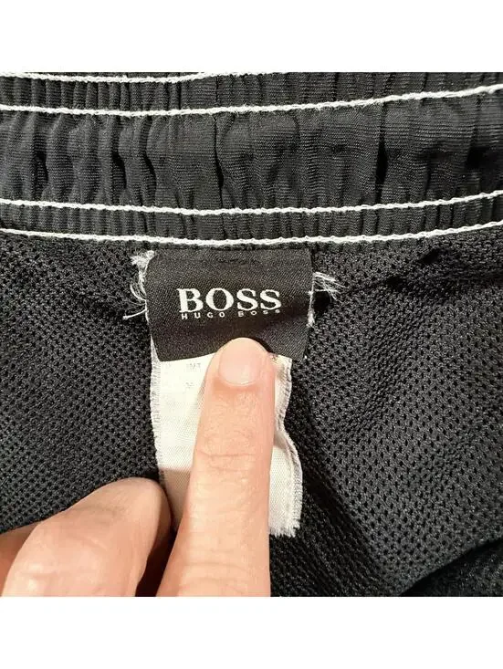 Hugo Boss Lobster Men's Swim Trunks Black Size Medium - Picture 3 of 9